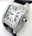 CARTIER SANTOS 100 LARGE 2656 W20073X8 ON A LEATHER BAND AUTOMATIC - Diamonds East Intl.