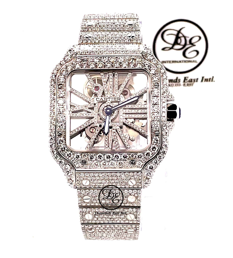 Cartier Santos Skeleton Bust Down - Diamonds East Intl.