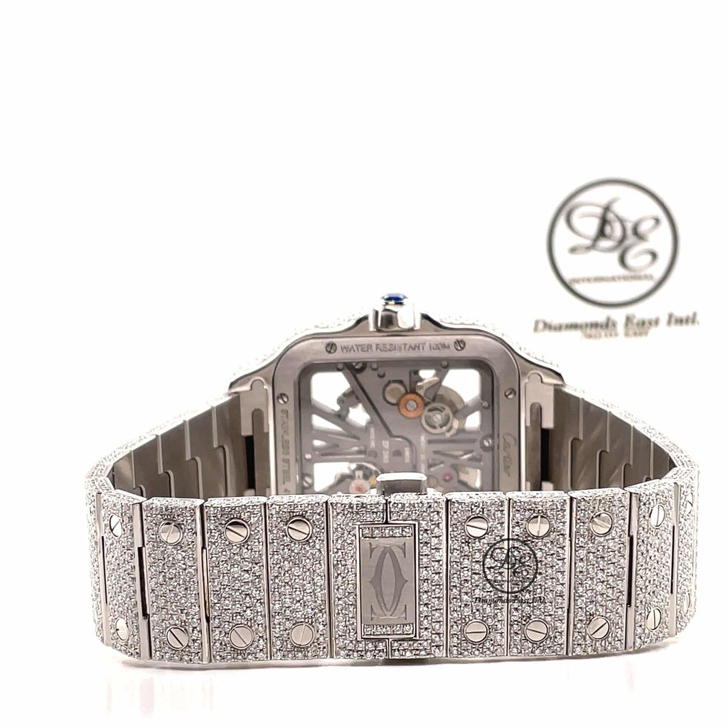 Cartier Santos Skeleton Bust Down - Diamonds East Intl.