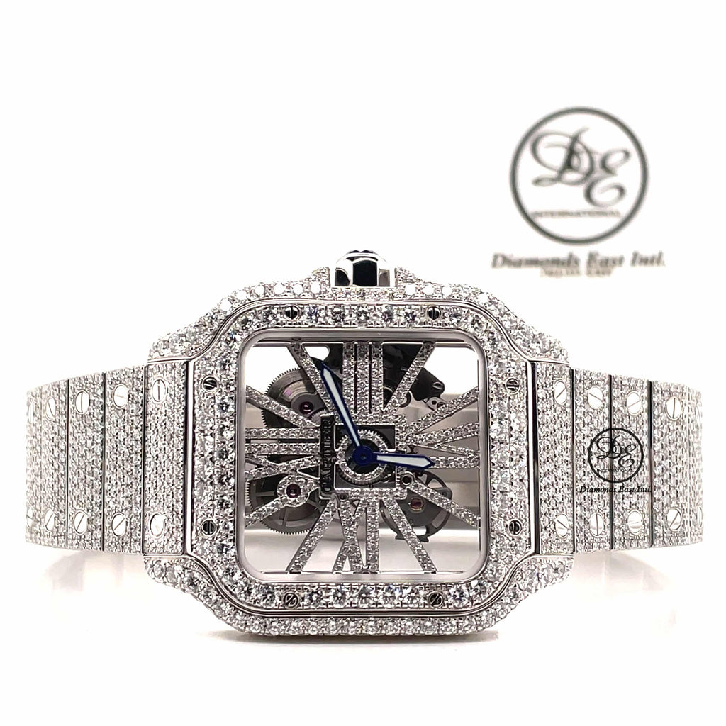 Cartier Santos Skeleton Bust Down - Diamonds East Intl.