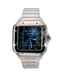 Cartier Santos WSSA0030 Large Blue Dial Unworn - Diamonds East Intl.