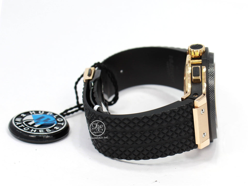 Hublot Big Bang 18K Rose Gold 44mm Chronograph Carbon Dial 301.PB.131.RX - Diamonds East Intl.