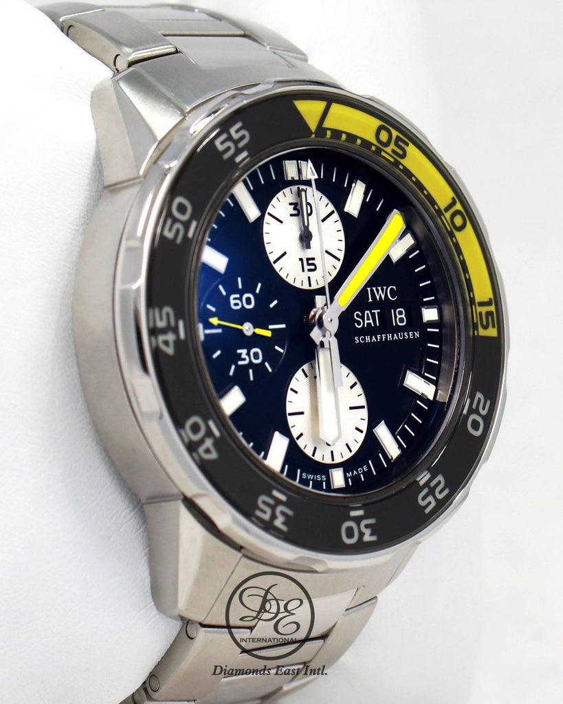 IWC Aquatimer IW376701 Chronograph Day-Date 44mm Automatic Men's Watch *MINT* - Diamonds East Intl.