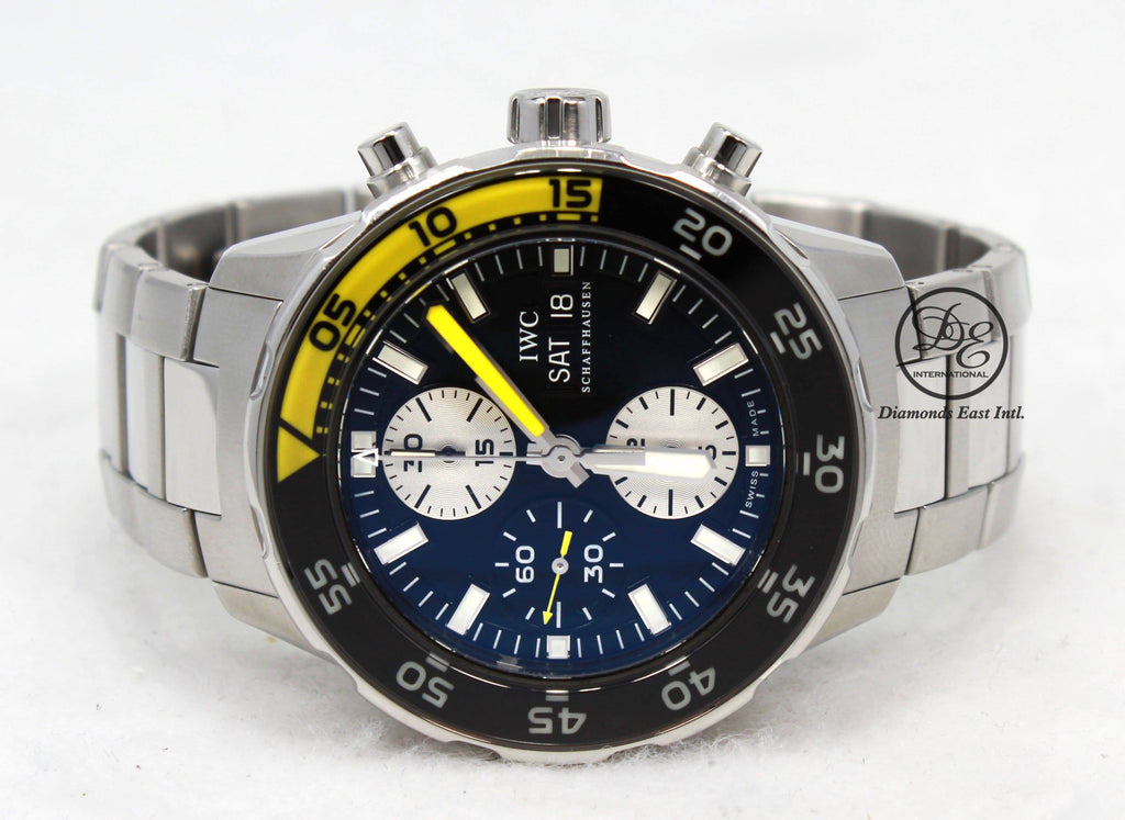 IWC Aquatimer IW376701 Chronograph Day-Date 44mm Automatic Men's Watch *MINT* - Diamonds East Intl.