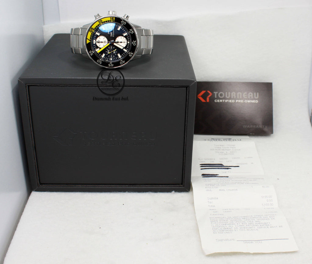 IWC Aquatimer IW376701 Chronograph Day-Date 44mm Automatic Men's Watch *MINT* - Diamonds East Intl.