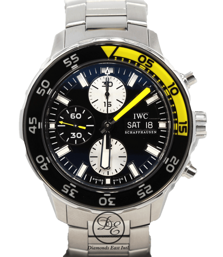 IWC Aquatimer IW376701 Chronograph Day-Date 44mm Automatic Men's Watch *MINT* - Diamonds East Intl.