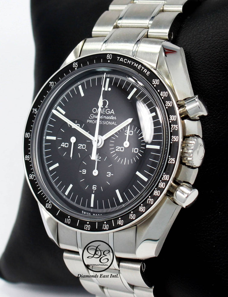 Omega Speedmaster Professional Moonwatch Chrono 31130423001006 Box/Papers - Diamonds East Intl.