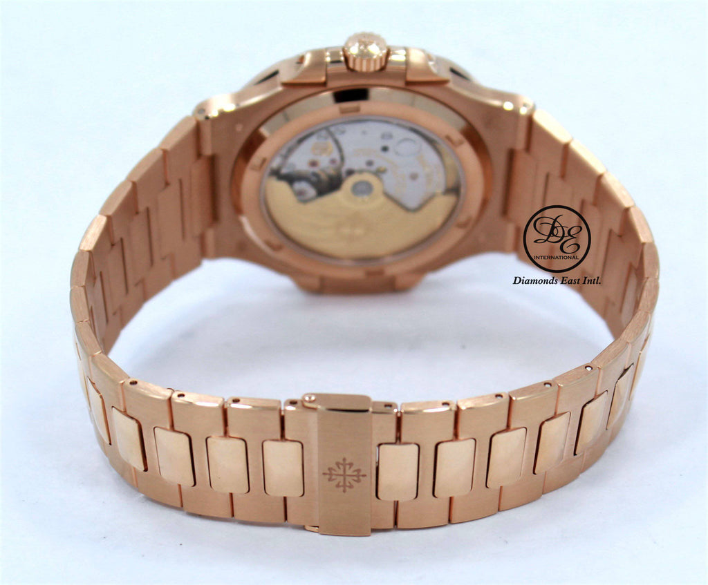 PATEK PHILIPPE Nautilus 5711R-001 18K Rose Gold Watch Box & Papers - Diamonds East Intl.