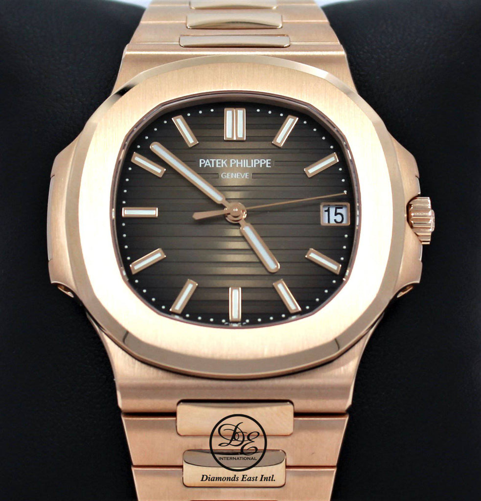 PATEK PHILIPPE Nautilus 5711R-001 18K Rose Gold Watch Box & Papers - Diamonds East Intl.
