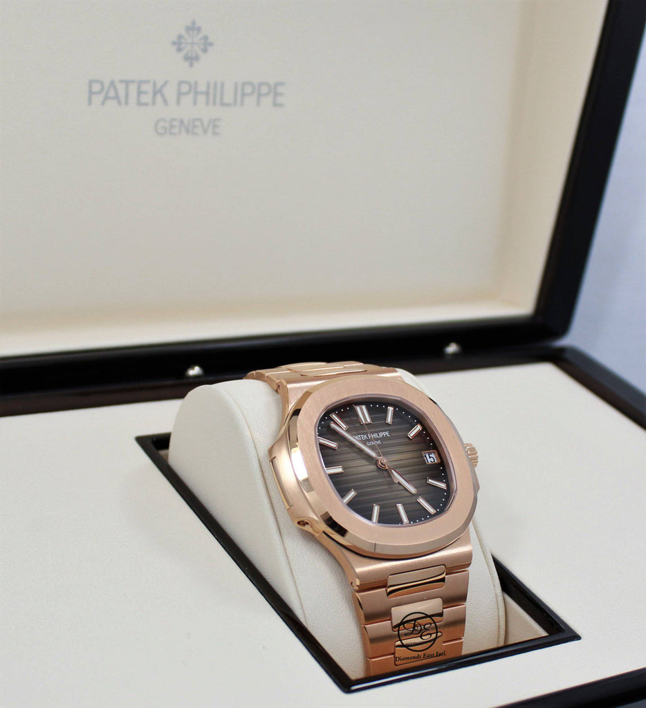 PATEK PHILIPPE Nautilus 5711R-001 18K Rose Gold Watch Box & Papers - Diamonds East Intl.