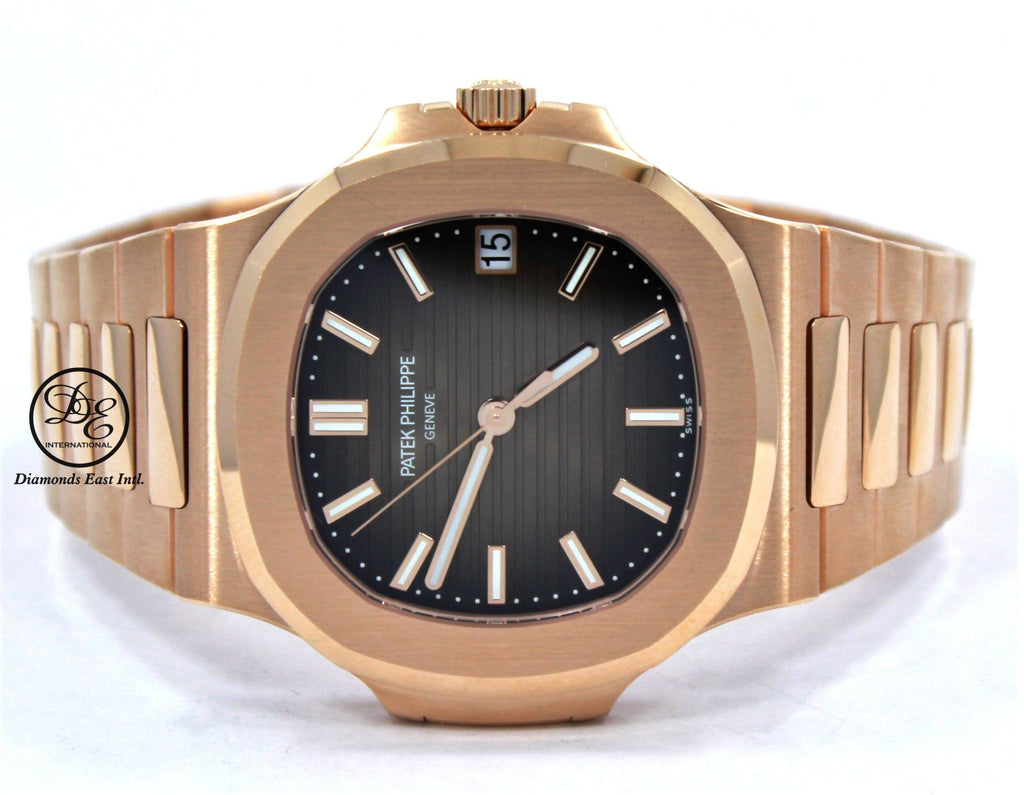 PATEK PHILIPPE Nautilus 5711R-001 18K Rose Gold Watch Box & Papers - Diamonds East Intl.