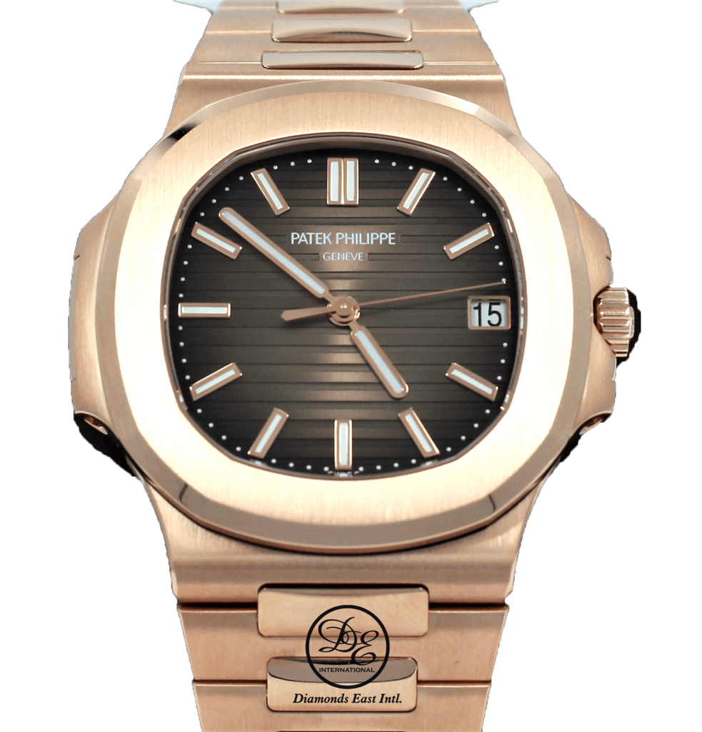 PATEK PHILIPPE Nautilus 5711R-001 18K Rose Gold Watch Box & Papers - Diamonds East Intl.