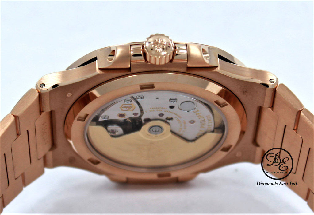 PATEK PHILIPPE Nautilus 5711R-001 18K Rose Gold Watch Box & Papers - Diamonds East Intl.