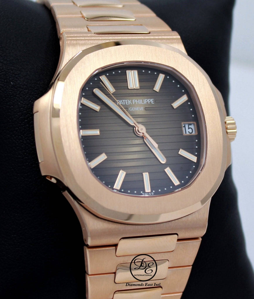 PATEK PHILIPPE Nautilus 5711R-001 18K Rose Gold Watch Box & Papers - Diamonds East Intl.