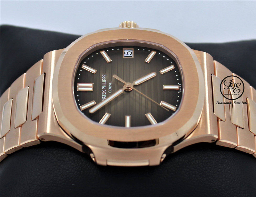 PATEK PHILIPPE Nautilus 5711R-001 18K Rose Gold Watch Box & Papers - Diamonds East Intl.