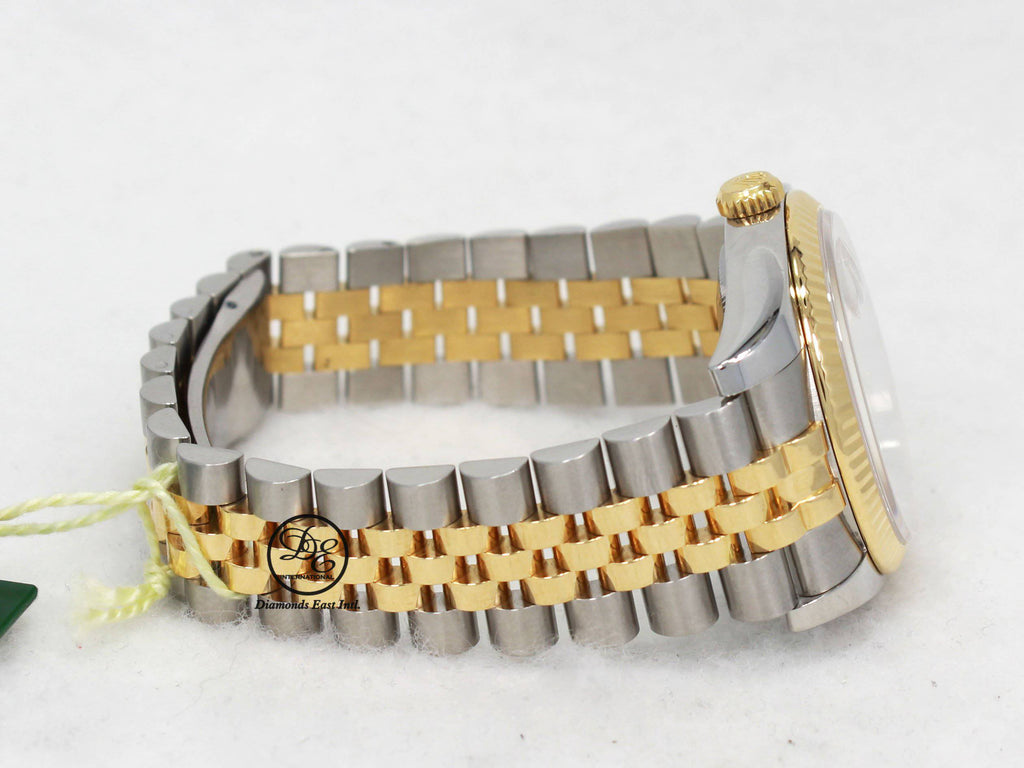 Rolex Datejust 116233 18K Yellow Gold/SS Gold Factory MOP Roman Dial - Diamonds East Intl.