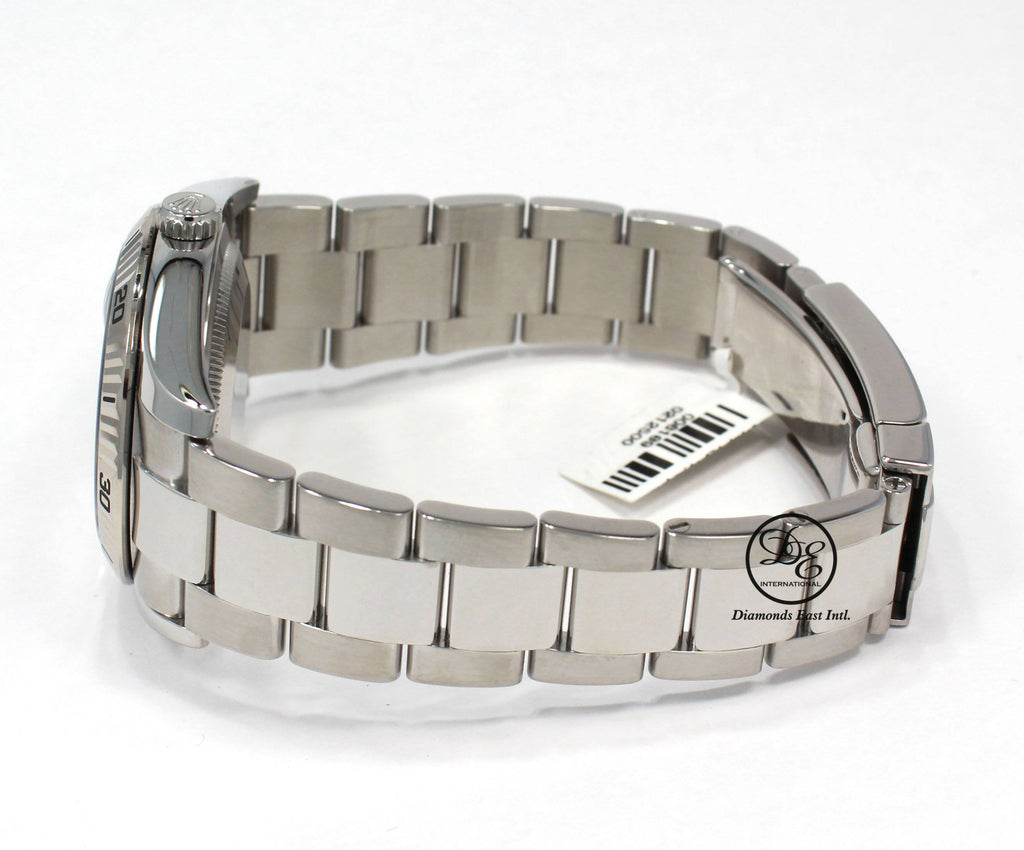 Rolex Datejust 116264 Turn-O-Graph Blue Dial 18K White Gold Bezel - Diamonds East Intl.