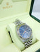 Rolex Datejust 116264 Turn-O-Graph Blue Dial Jubilee 18K White Gold Bezel - Diamonds East Intl.