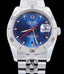 Rolex Datejust 116264 Turn-O-Graph Blue Dial Jubilee 18K White Gold Bezel - Diamonds East Intl.