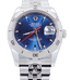 Rolex Datejust 116264 Turn-O-Graph Blue Dial Jubilee 18K White Gold Bezel - Diamonds East Intl.