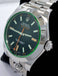 Rolex Oyster Milgauss Green Crystal  116400GV GRNSDO *PAPERS* - Diamonds East Intl.