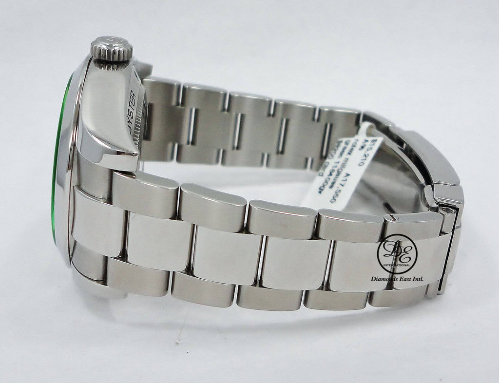 Rolex Oyster Milgauss Green Crystal  116400GV GRNSDO *PAPERS* - Diamonds East Intl.