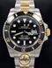 Rolex Submariner Date 116613LN Oyster Perpetual 18k Yellow Gold/ SS Black Ceramic - Diamonds East Intl.