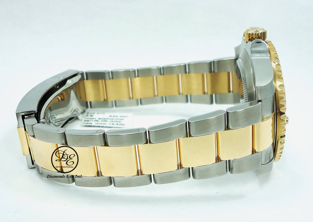 Rolex Submariner Date 116613LN Oyster Perpetual 18k Yellow Gold/ SS Black Ceramic - Diamonds East Intl.
