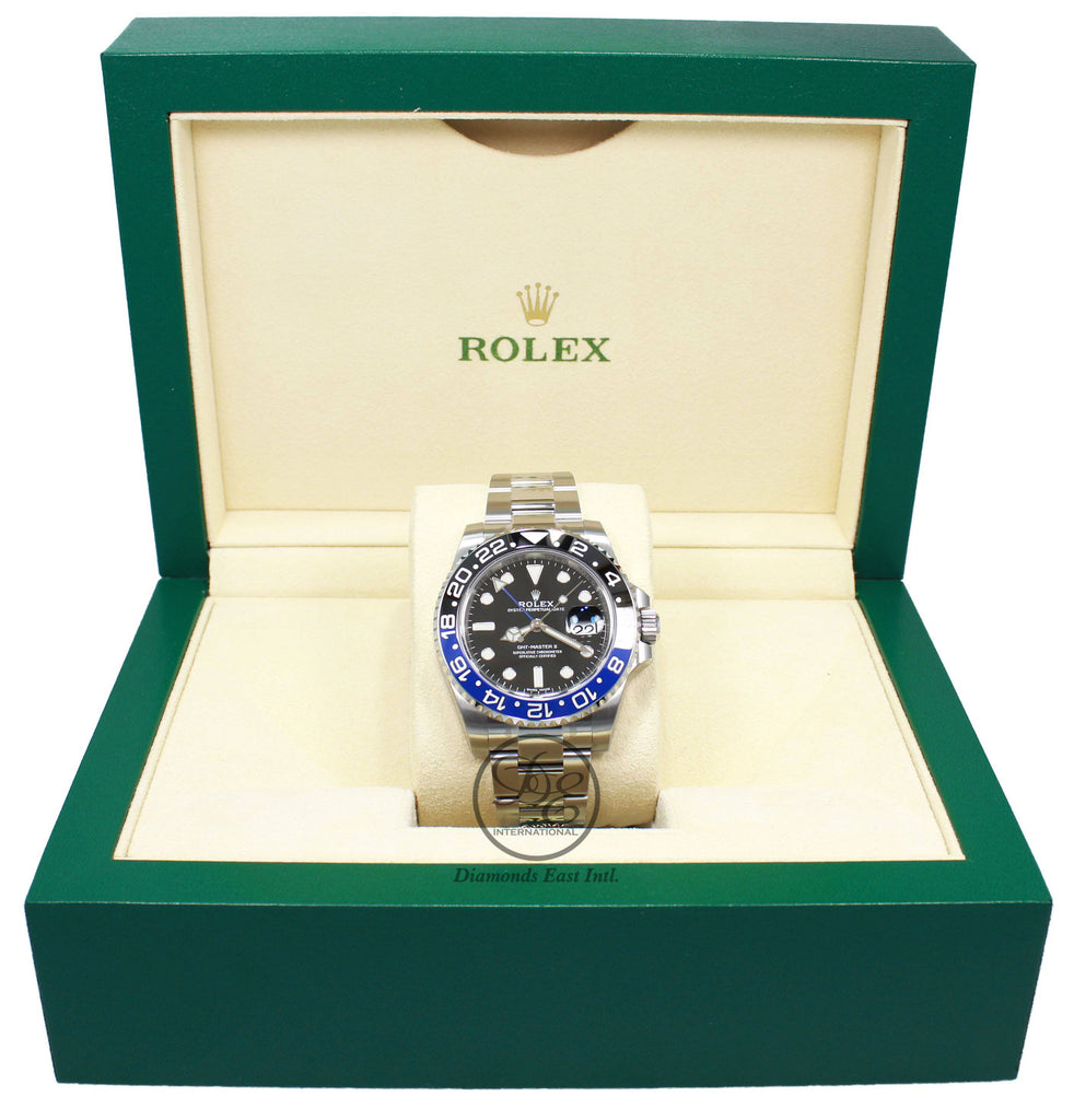 Rolex Oyster Perpetual GMT-Master II Date 116710 BLNR BATMAN UNWORN - Diamonds East Intl.