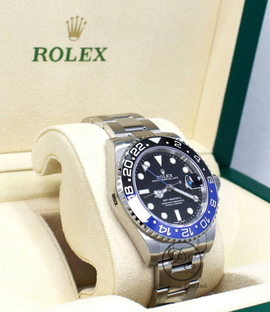 Rolex Oyster Perpetual GMT-Master II Date 116710 BLNR BATMAN UNWORN - Diamonds East Intl.