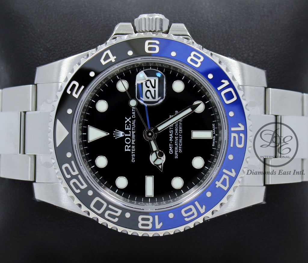Rolex Oyster Perpetual GMT-Master II Date 116710 BLNR BATMAN UNWORN - Diamonds East Intl.