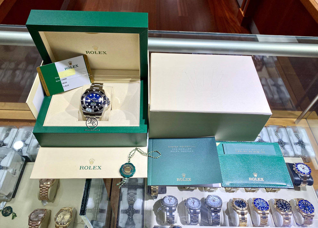 Rolex Sea dweller DeepSea Blue Dial James Cameron Oyster Perpetual 126660 UNWORN - Diamonds East Intl.