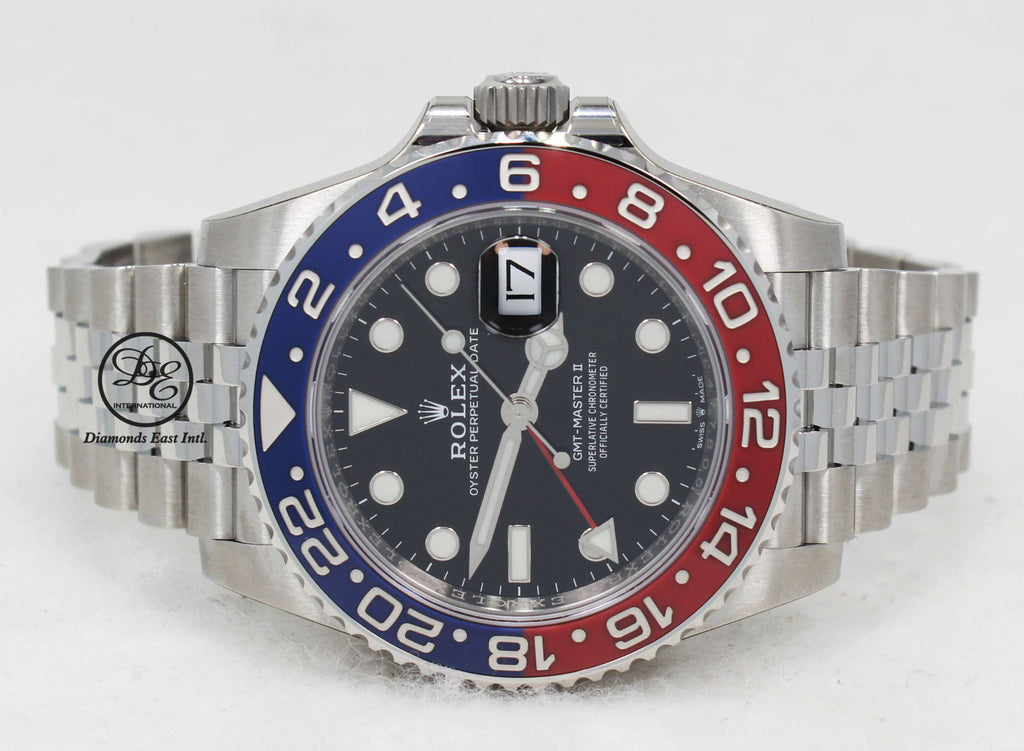 Rolex Oyster Perpetual GMT-Master II Date 126710 BLRO Pepsi (Unworn) - Diamonds East Intl.