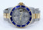 Rolex Submariner 16613T 18k Yellow Gold/SS Factory Serti Blue Sapphires Diamonds BOX/PAPERS - Diamonds East Intl.