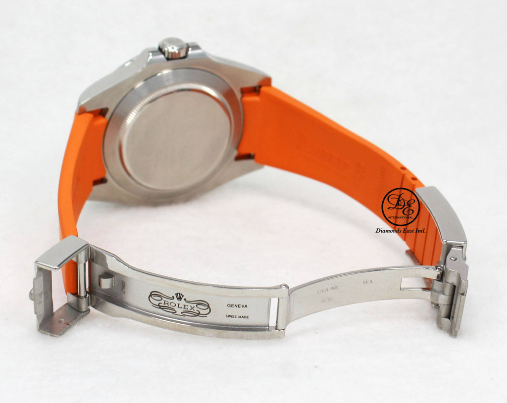 Rolex Oyster Perpetual Explorer II 216570 White Dial Orange Rubber B - Diamonds East Intl.
