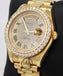 Rolex Day-Date II President 218238 18K Yellow Gold Pave Diamond Dial 3.25ct Bezel - Diamonds East Intl.