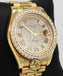 Rolex Day-Date II President 218238 18K Yellow Gold Pave Diamond Dial 3.25ct Bezel - Diamonds East Intl.
