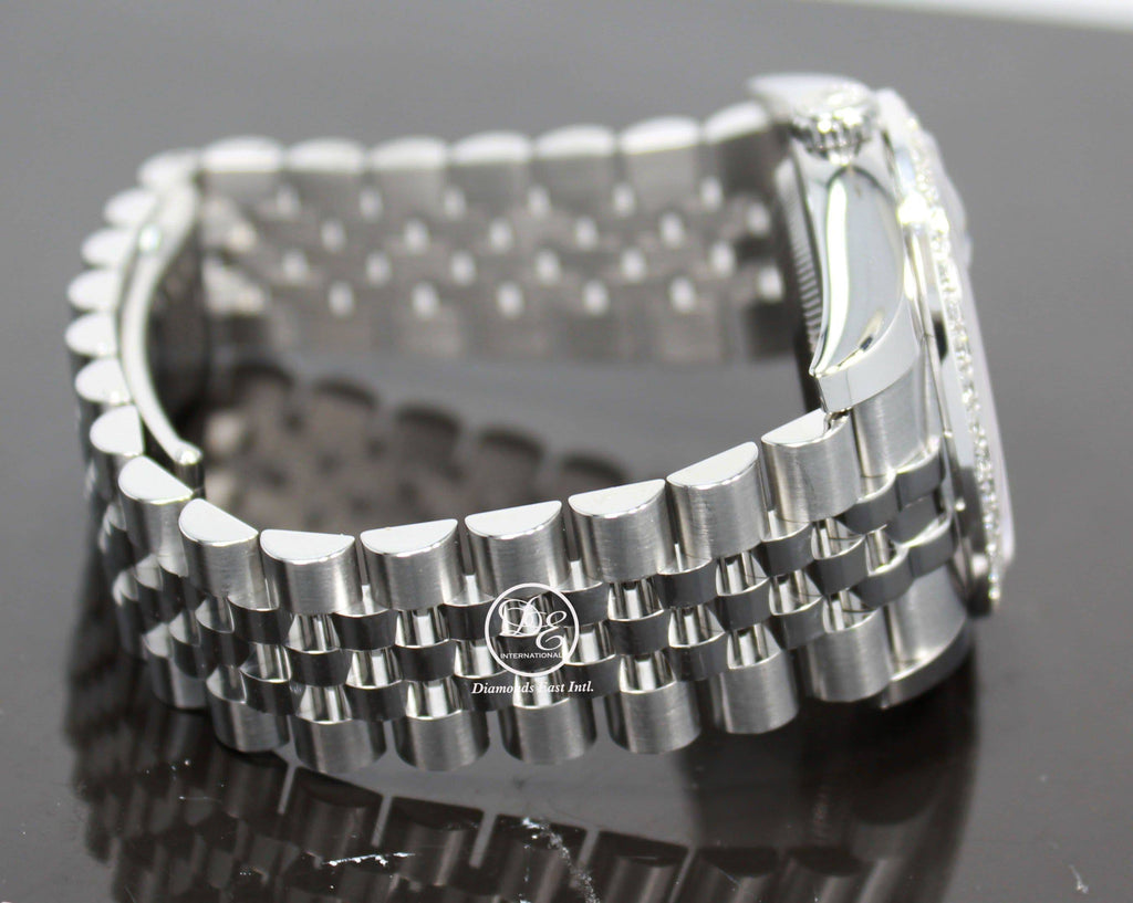 Rolex Datejust 116200 36mm Jubilee MOP Diamond Dial and Bezel Watch Box/Paper - Diamonds East Intl.