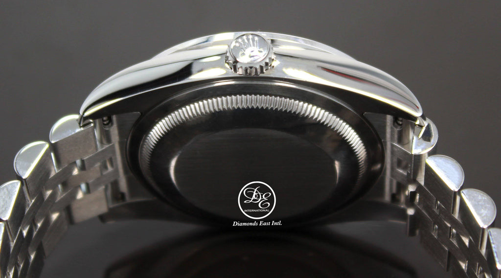 Rolex Datejust 116200 36mm Jubilee MOP Diamond Dial and Bezel Watch Box/Paper - Diamonds East Intl.