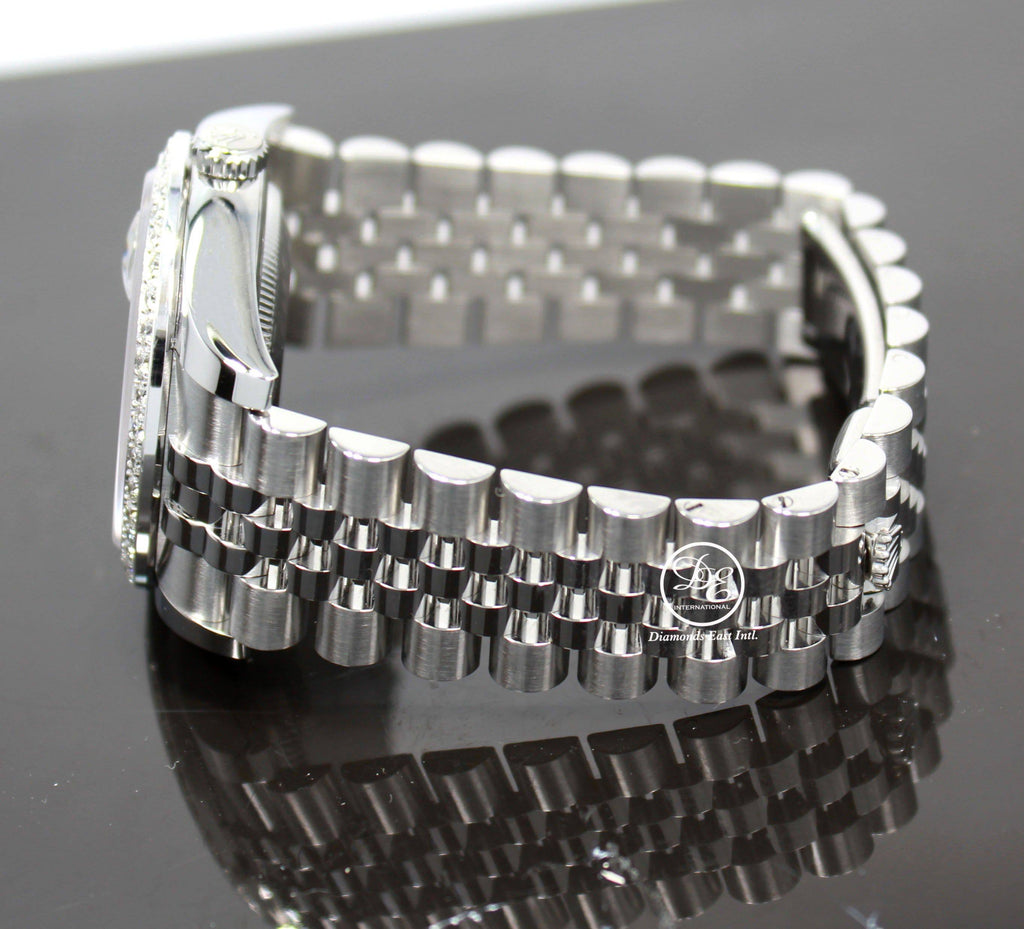 Rolex Datejust 116200 36mm Jubilee MOP Diamond Dial and Bezel Watch Box/Paper - Diamonds East Intl.