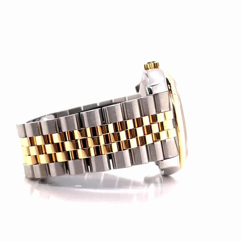 Rolex Datejust 116233 Champagne Index Dial Two Tone Jubilee Bracelet - Diamonds East Intl.
