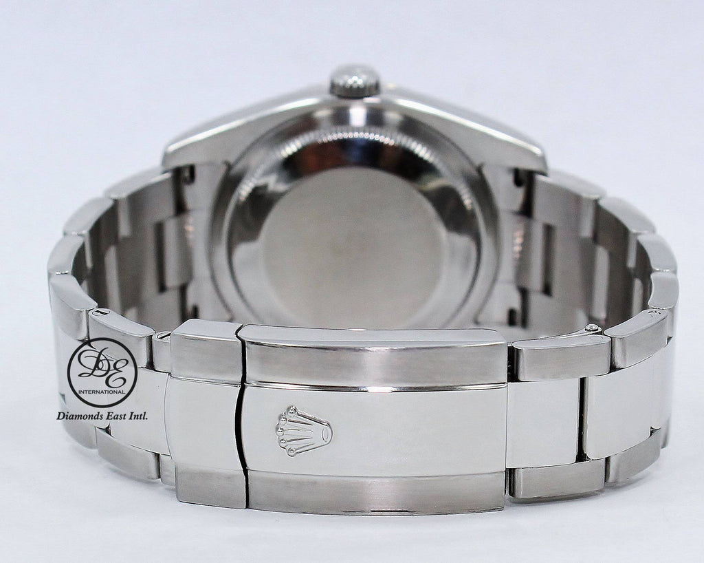 Rolex Datejust 116264 Oyster Turn-O-Graph White Dial 18K White Gold Bezel PAPERS - Diamonds East Intl.
