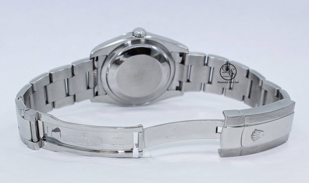 Rolex Datejust 116264 Oyster Turn-O-Graph White Dial 18K White Gold Bezel PAPERS - Diamonds East Intl.