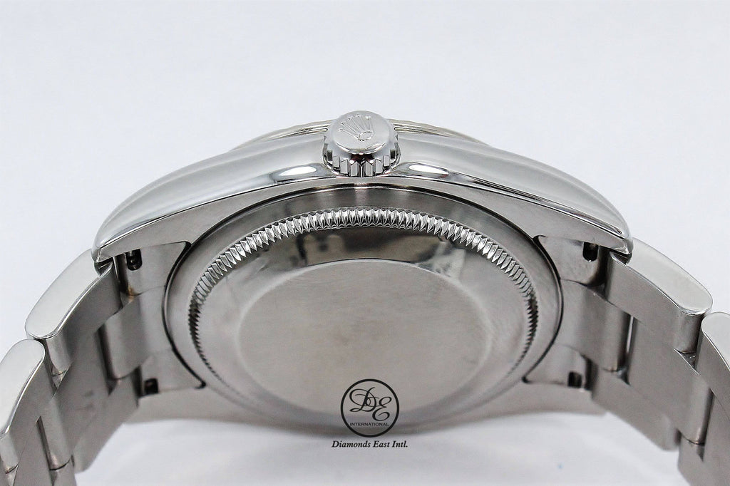 Rolex Datejust 116264 Oyster Turn-O-Graph White Dial 18K White Gold Bezel PAPERS - Diamonds East Intl.