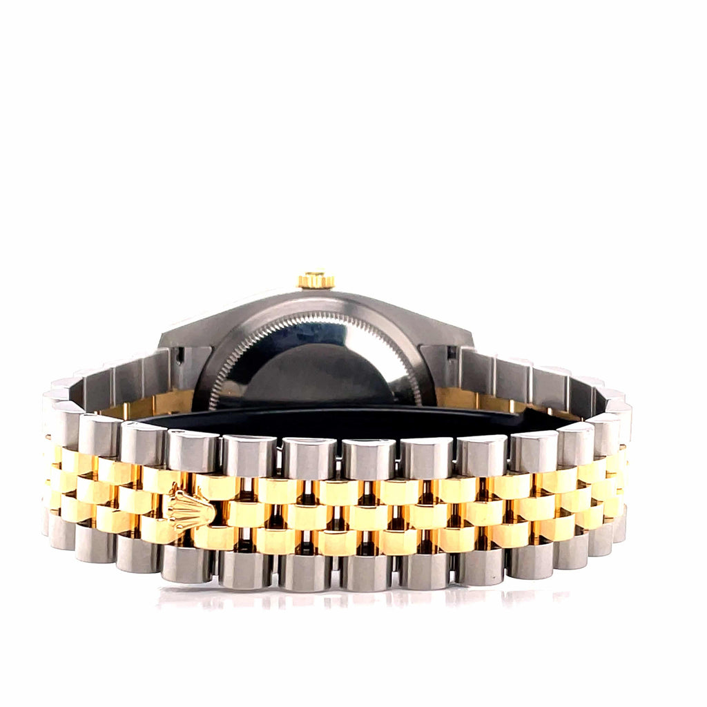 Rolex Datejust 36mm 116233 Champagne Roman Dial Two Tone Jubilee - Diamonds East Intl.