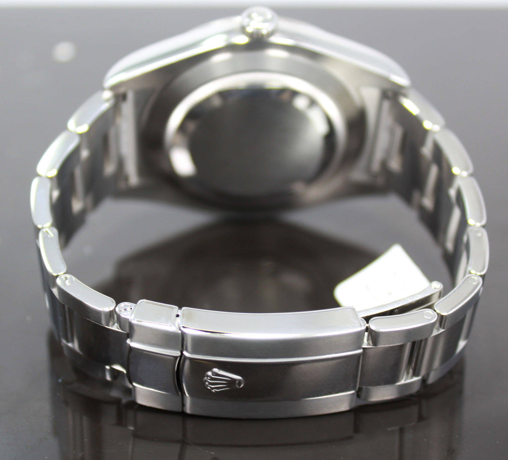 Rolex Datejust II 116334 41mm White Dial 18K White Gold Fluted Bezel Watch MINT - Diamonds East Intl.