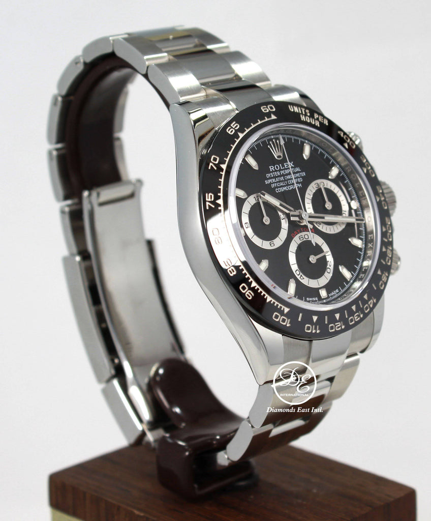 Rolex Daytona 116500LN Chrono Oyster Black Ceramic Bezel Watch BOX/PAPER *MINT* - Diamonds East Intl.