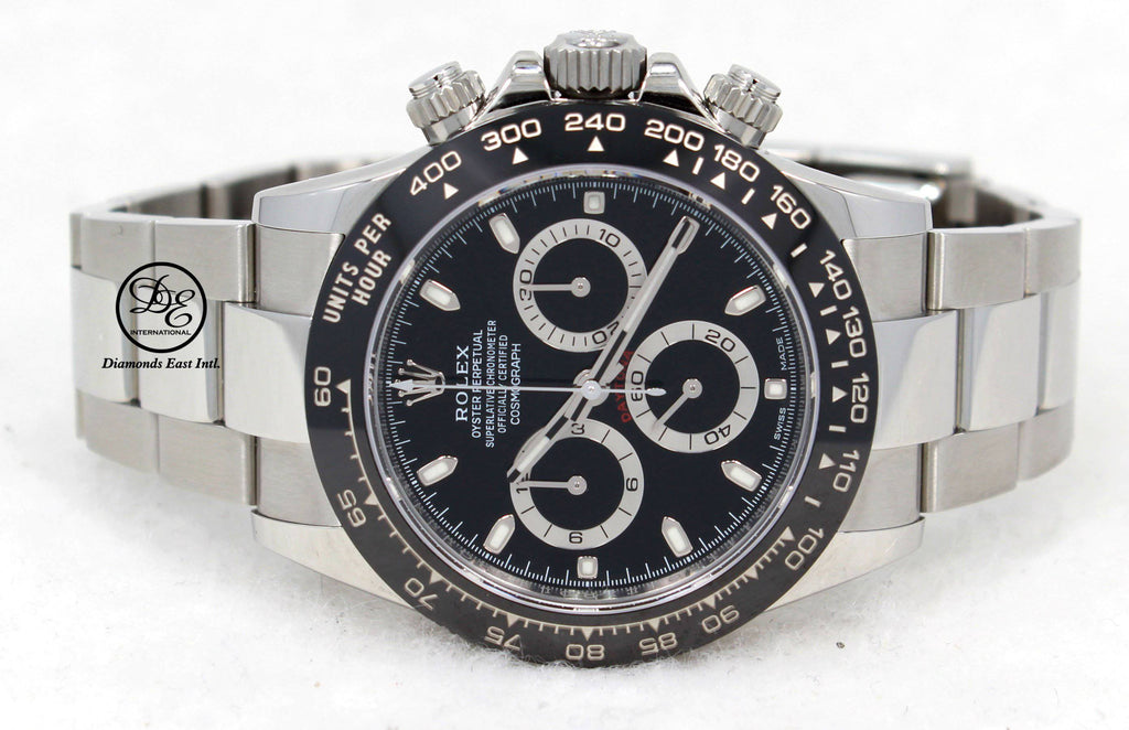 Rolex Daytona 116500LN Chrono Oyster Black Ceramic Bezel Watch BOX/PAPER *MINT* - Diamonds East Intl.
