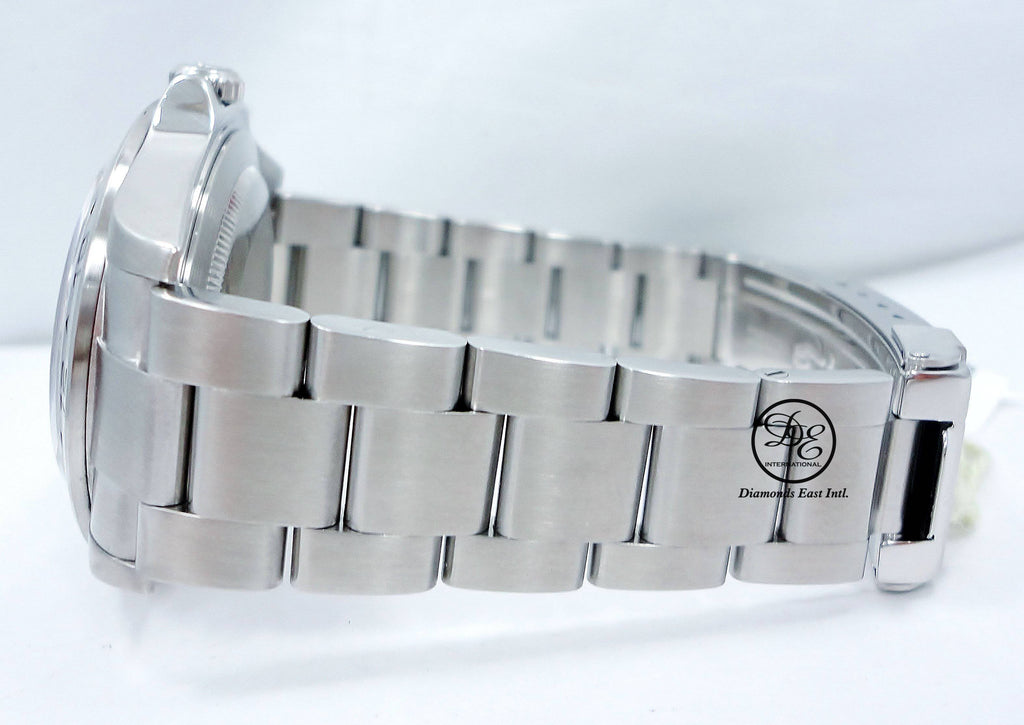 Rolex Explorer II 16570 GMT Oyster Date White Dial Watch - Diamonds East Intl.