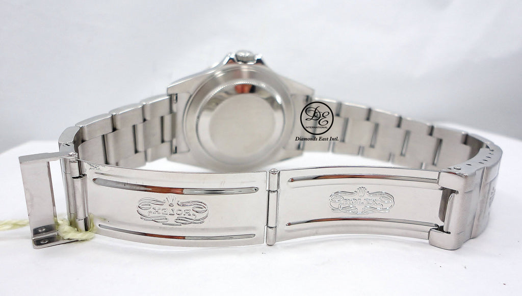 Rolex Explorer II 16570 GMT Oyster Date White Dial Watch - Diamonds East Intl.